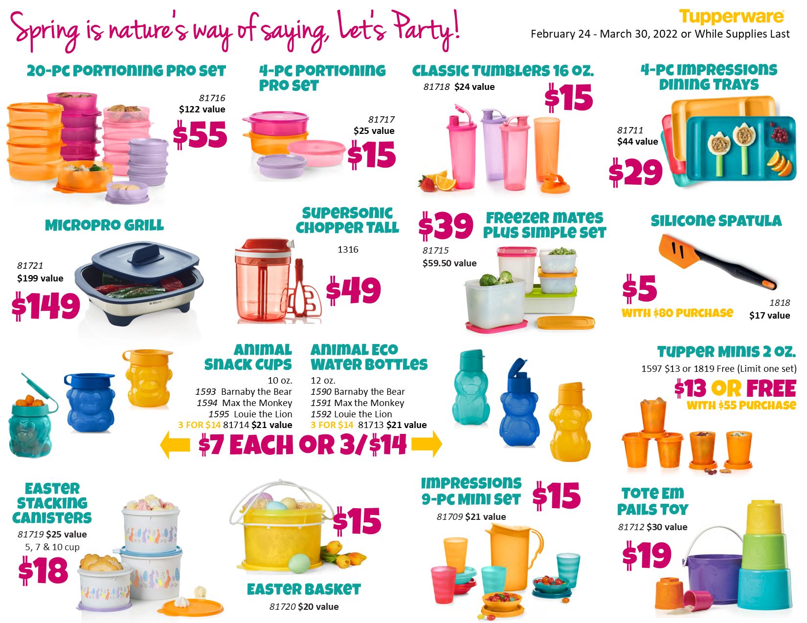 Tupperware - Catalogue - Products