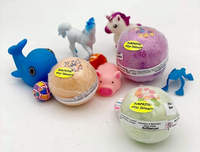 Bath Bombs with Toy Inside