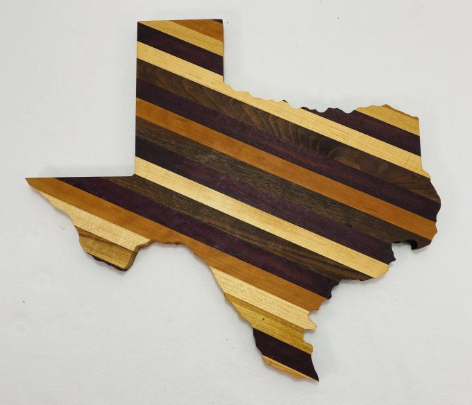 Texas Shaped Cutting Board