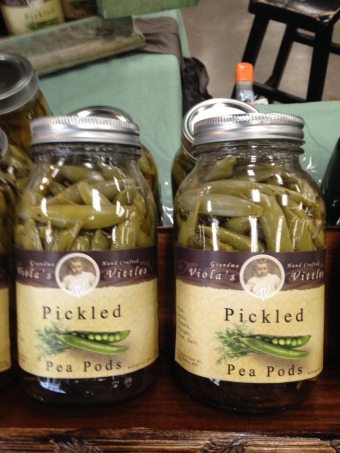 pickled peas