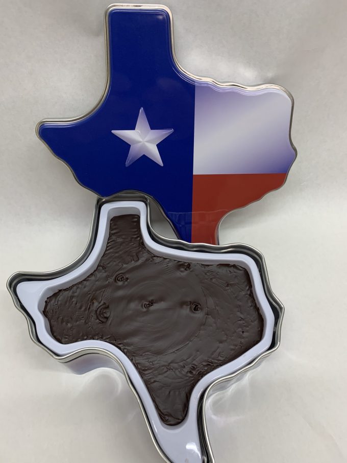 Holiday Farms Fudge in a Texas Flag Gift Tin